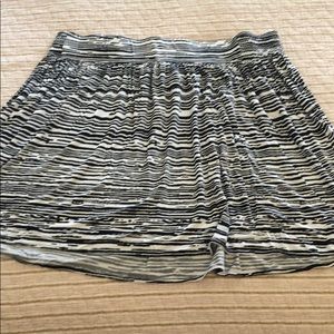 A cute black and white skirt!